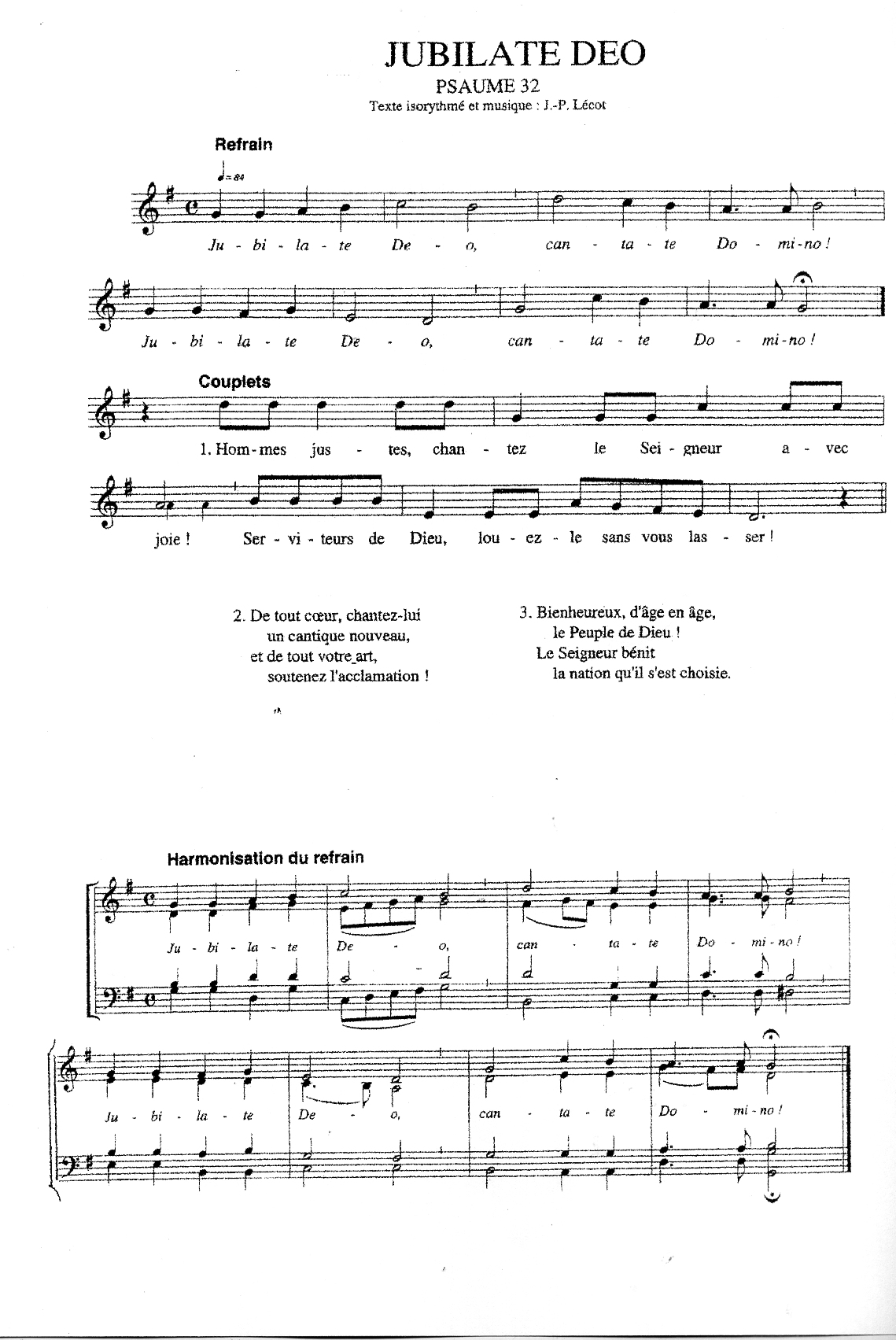 Sheet Music : William Walton - Jubilate Deo - Free-scorescom